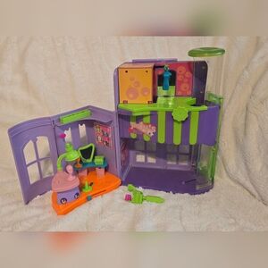 Vintage Polly Pocket 2004 Large Polly's Cafe Mini Mall Playset Building